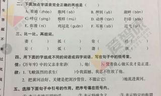 四年级下册语文期末